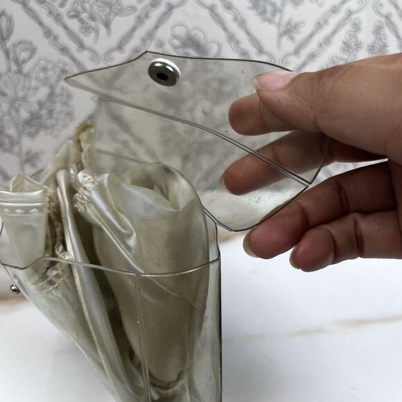 Vintage High Heels Rain Slip On Shoe Covers Pinup Retro Women's Rain Accessories - Picture 12 of 14